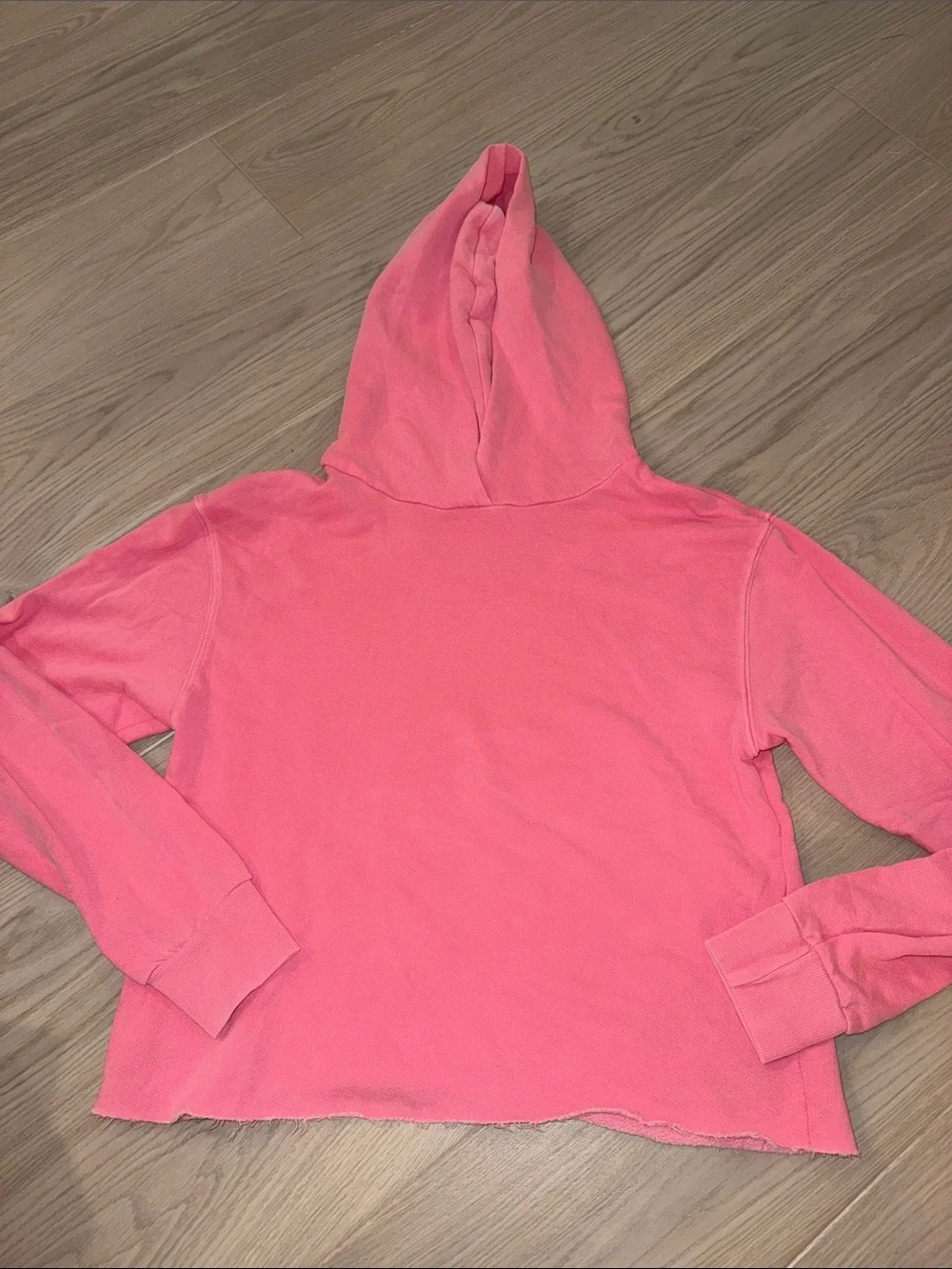 Perfect White Tee Heart Hoodie, XSmall, Pink